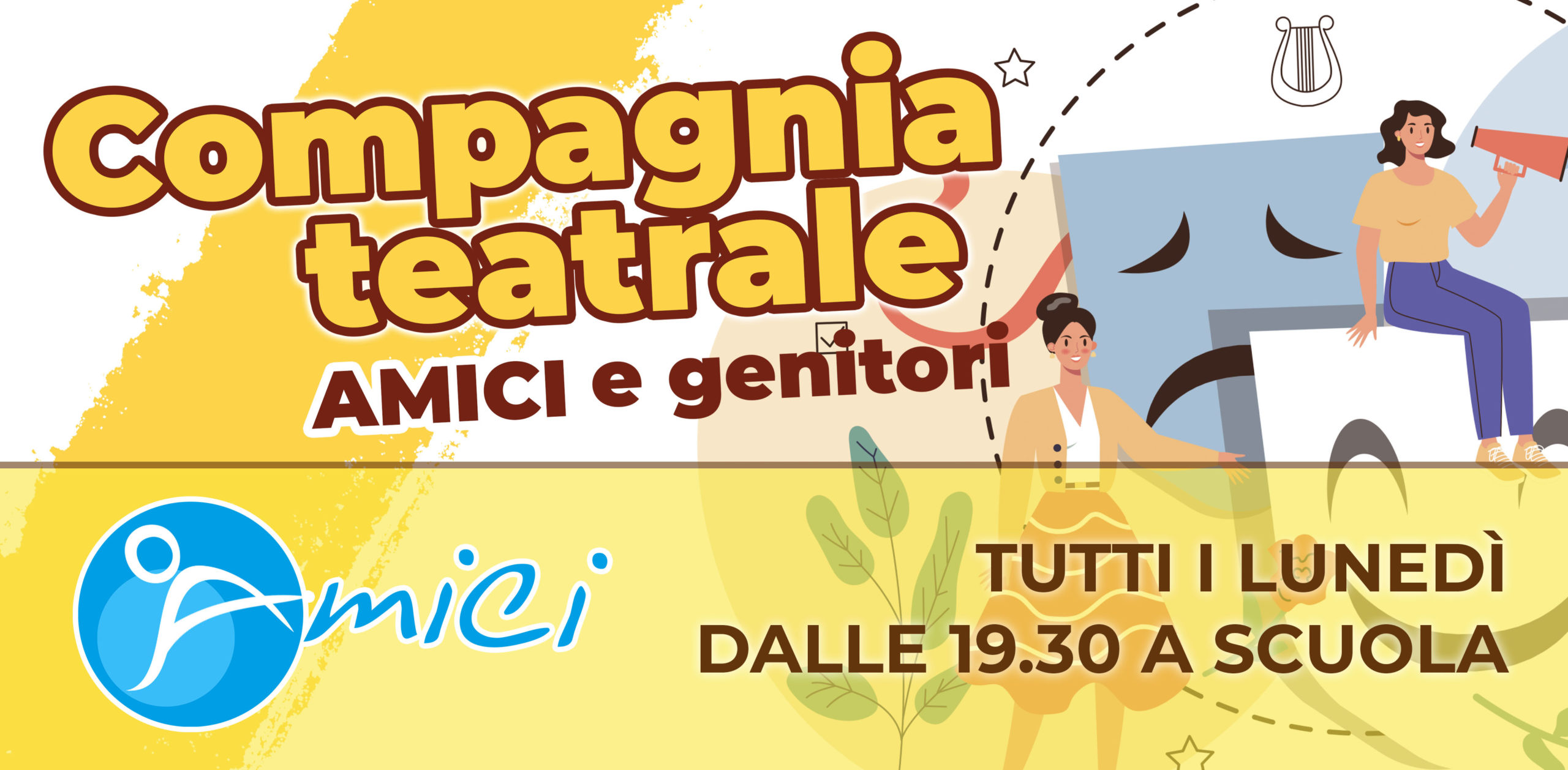 Dal 10 Ottobre parte la Compagnia teatrale dei genitori e degli amici della scuola
