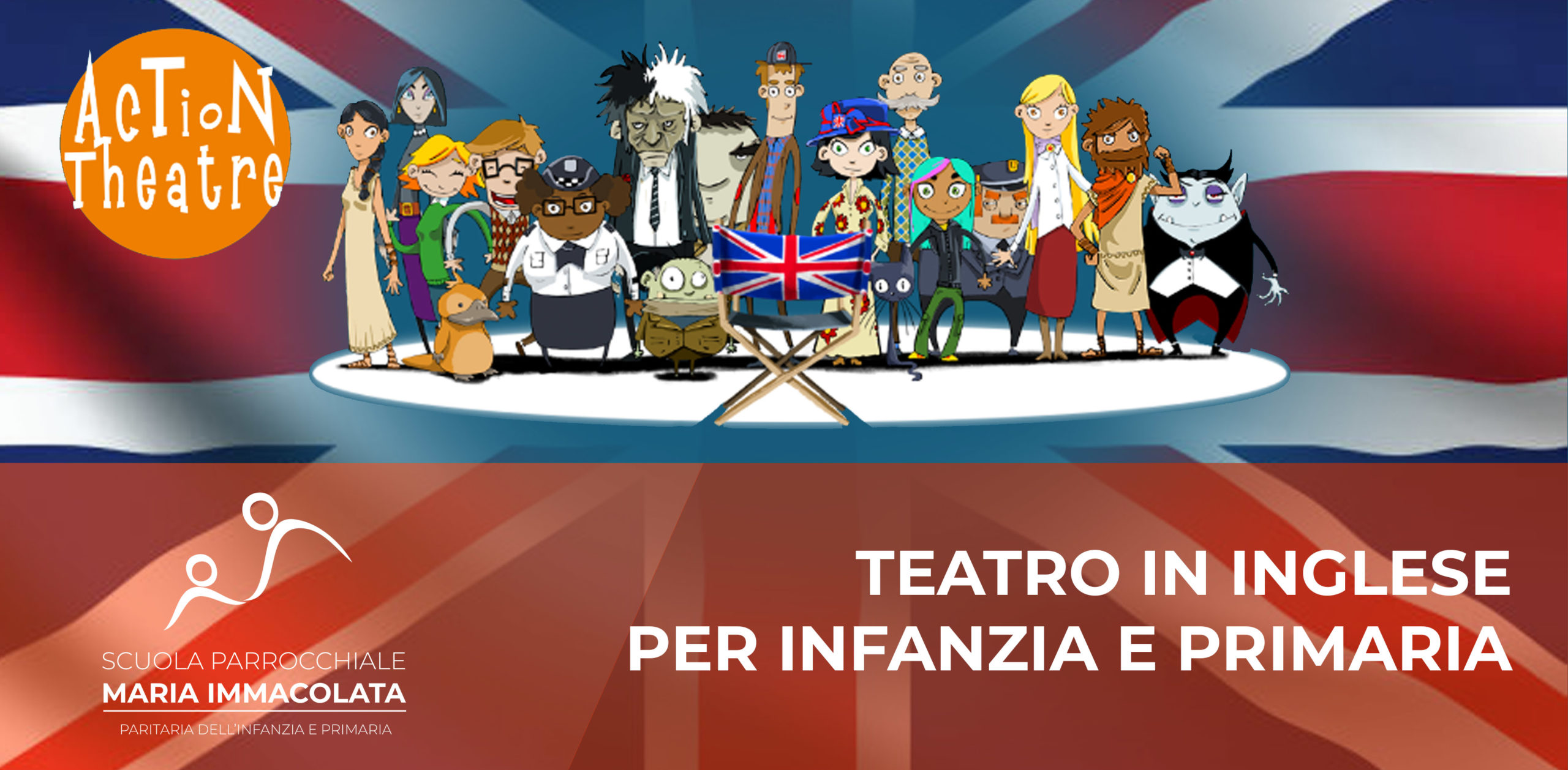 Il 14 Aprile spettacolo in inglese con Action Theatre