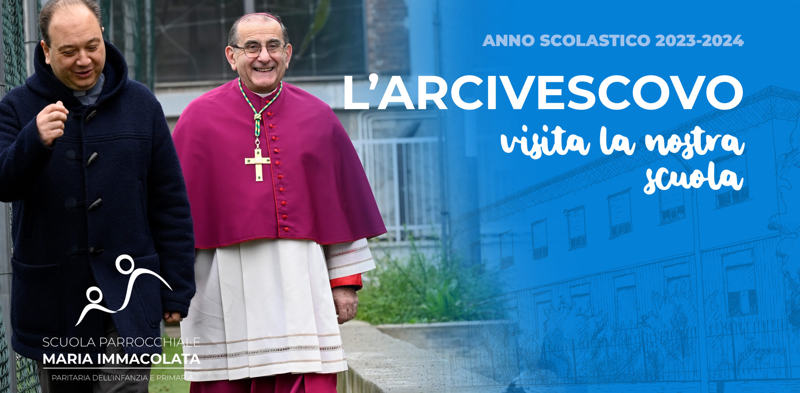 L’Arcivescovo in visita alla nostra scuola