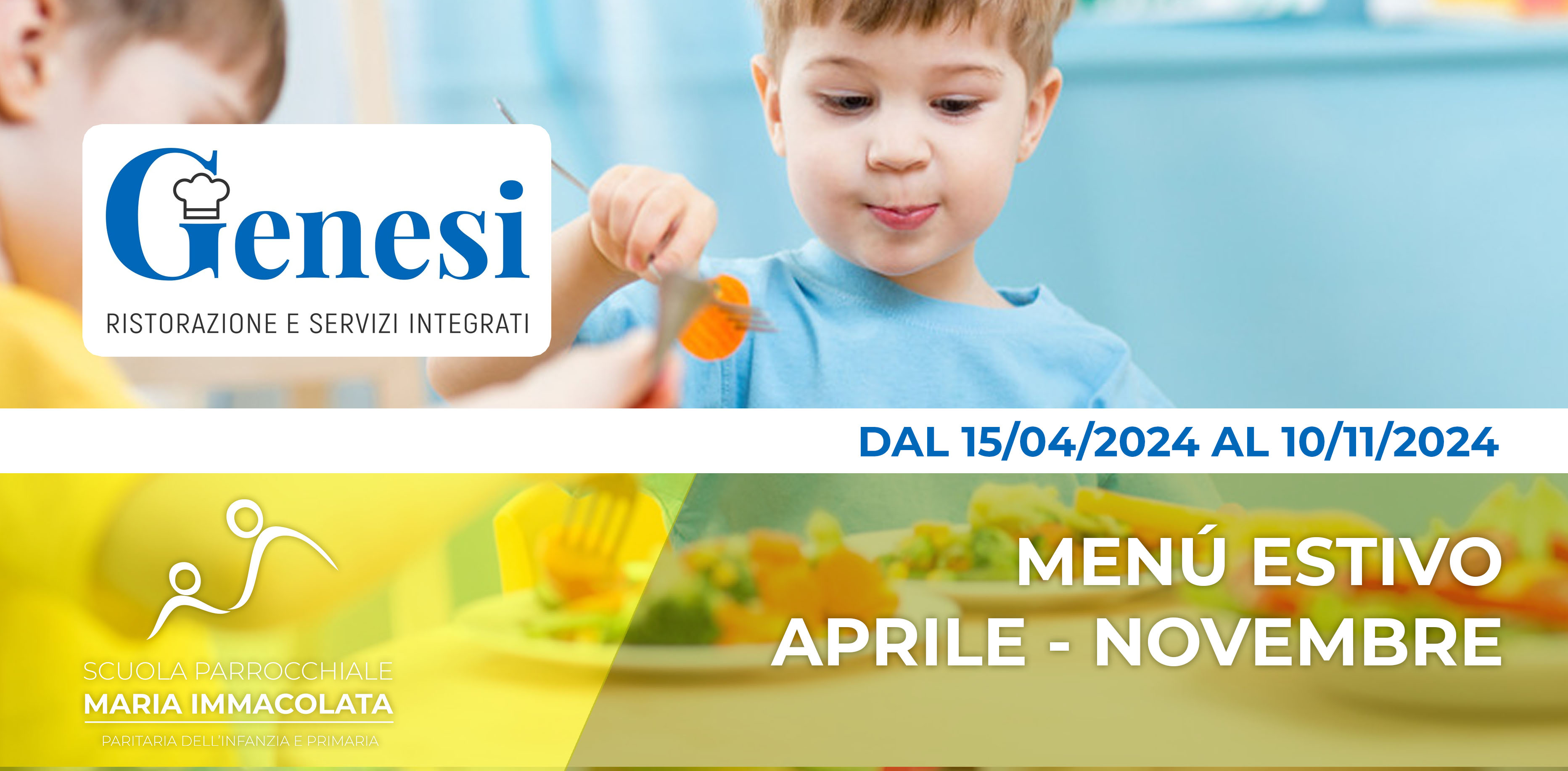 Modifiche al Menù del servizio mensa per il mese di ottobre 2024