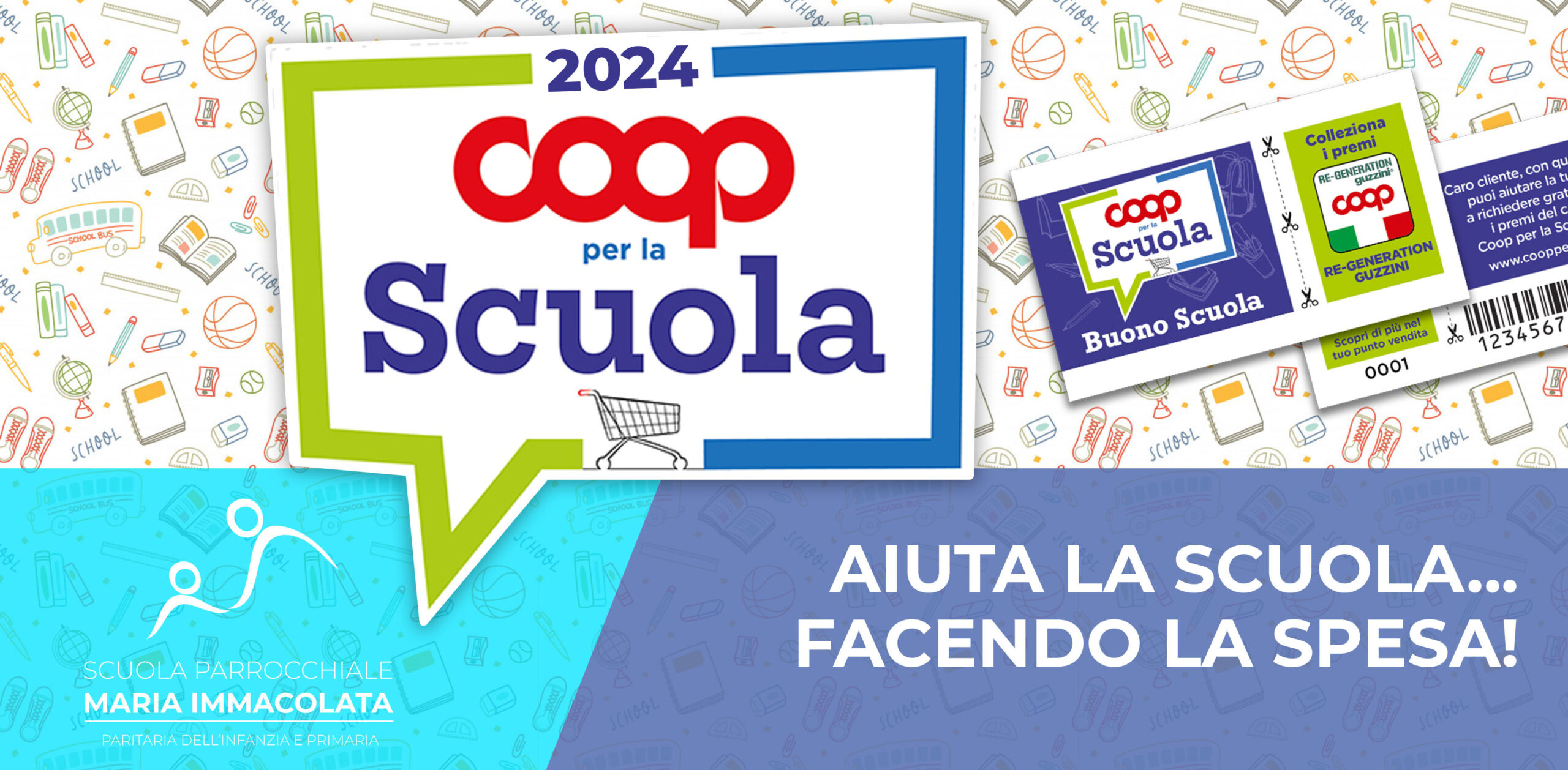 Dal 5 Settembre 2024 torna Coop per la scuola