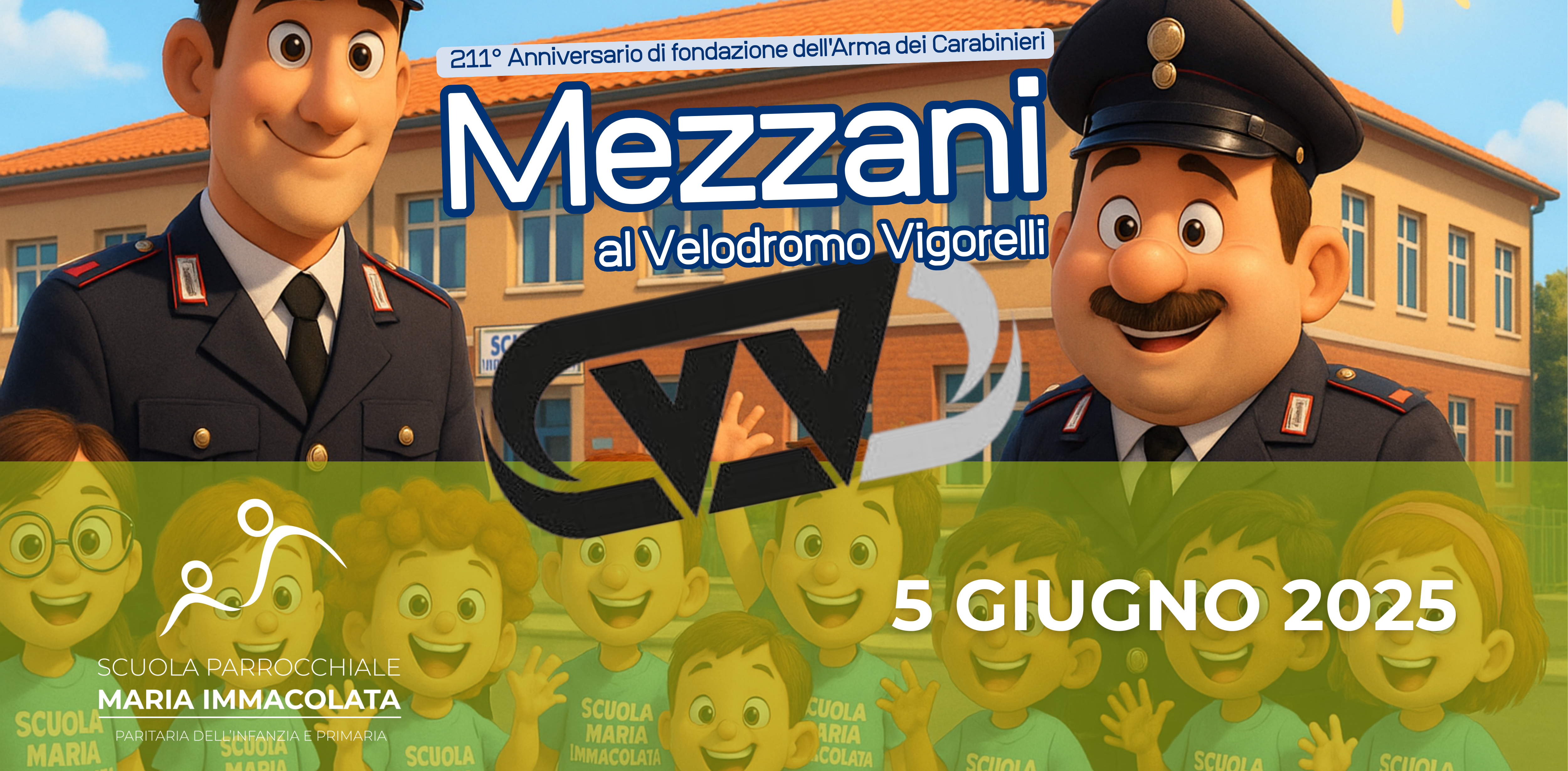 I mezzani al Velodromo Vigorelli per l’Anniversario dell’Arma dei Carabinieri